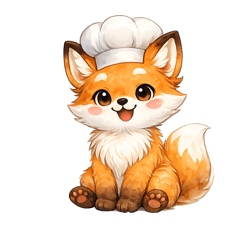 Foxy, the Mise Cook assistant fox